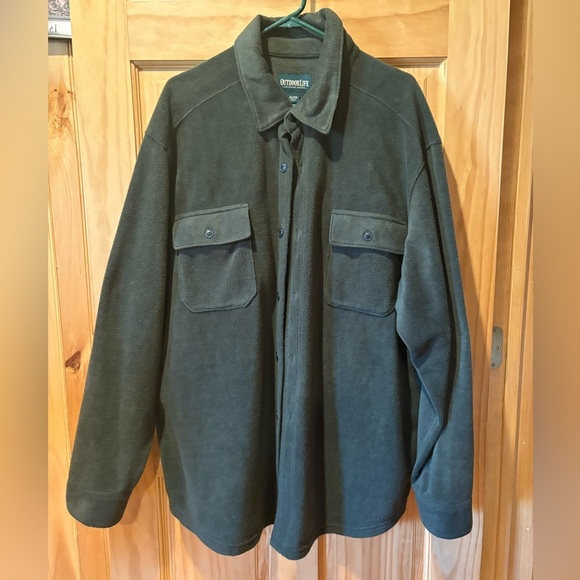 Vintage Outdoor Life Men's Adult Sz XXL Button Shirt Long Sleeve - Picture 1 of 9